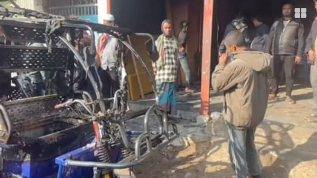 বেগমগঞ্জে জামায়াত প্রার্থীর নির্বাচনী কার্যালয়ে অগ্নিকাণ্ড