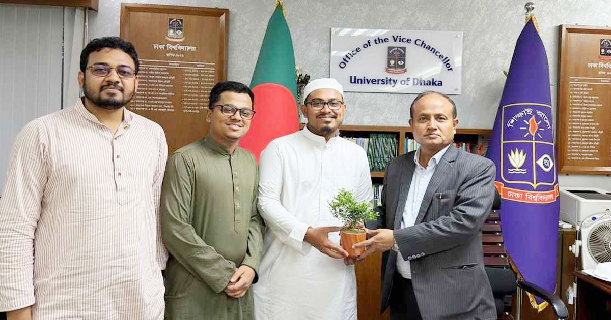 ঢাবির উপাচার্যের সঙ্গে ডাকসু নেতাদের সাক্ষাৎ